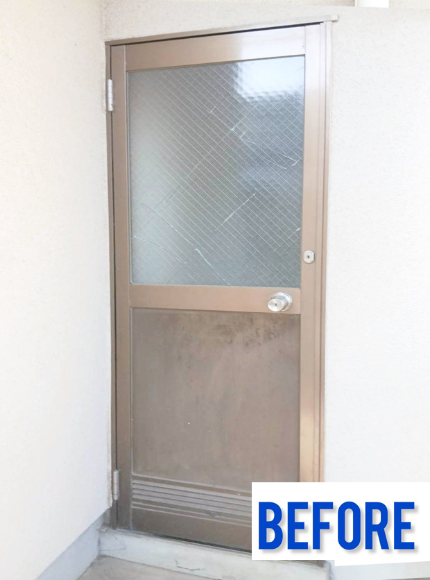 勝手口ドア交換工事｜古河市B様邸｜2026.02.02